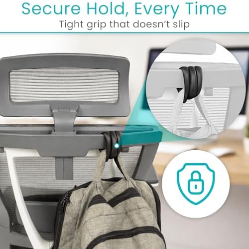 Soporte Flexible para Bastón Vive - Paquete de 4 - Soporte para Mesa, Gancho de Fijación para Andador, Scooter de Movilidad y Silla de Ruedas - - imagen 7