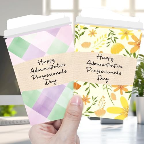 Fancy Land 12 Piezas Tarjeteros de Regalo para el Día del Asistente Administrativo - Regalos para Compañeros de Oficina y Secretarias - imagen 4