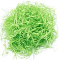 Paja de Pascua SZFYY, relleno de papel reciclable, para cestas de Pascua y regalos de propuesta de damas de honor, caja pequeña (Verde, 100g) - imagen 1