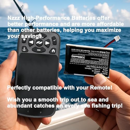 Batería Nzzz 1300mAh para Control Remoto Minn Kota iPilot Link BT, Reemplazo APP00176, 2390710 Ni-MH - imagen 2