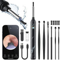 Kit de limpieza de oídos con cámara y luz, 7 piezas, otoscopio 1080P para iOS y Android, incluye 6 cucharas para extracción de cerumen - imagen 1