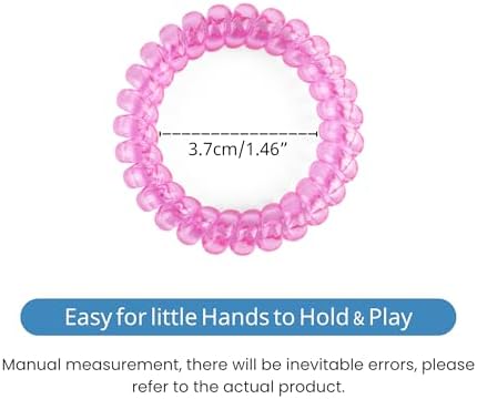 Pulseras Sensory Stretchy Sallurna para Niños y Niñas, Paquete de 8 Pulseras Fidget Elásticas para Autismo, TDAH o Necesidades Especiales - imagen 4
