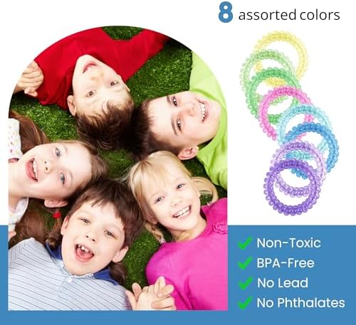Pulseras Sensory Stretchy Sallurna para Niños y Niñas, Paquete de 8 Pulseras Fidget Elásticas para Autismo, TDAH o Necesidades Especiales - imagen 5