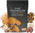 Polvo de Champiñones Adaptógenos Bunkell con Ashwagandha, Complejo de 10 Champiñones - Lion's Mane, Reishi, Chaga y Maitake - Apoyo Energético, - imagen 1