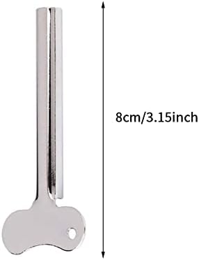 Juego de 2 exprimidores de pasta de dientes, exprimidor de tubo de acero inoxidable, herramienta ahorradora para baño (Plata) - imagen 2