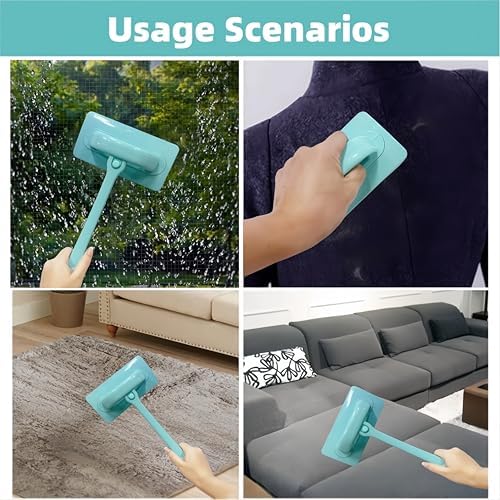 Kit de Herramientas de Limpieza de Ventanas SENEMO de 5 Piezas, Cepillo Multiusos para Pantallas y Rieles de Ventanas, Mango Desmontable, Uso Seco y - imagen 4