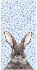 Servilletas de Papel de Conejo de Pascua Stxy – 3 Capas, Diseño Floral Azul, Desechables para Baño – Servilletas Decorativas para Cenas de Primavera - imagen 1