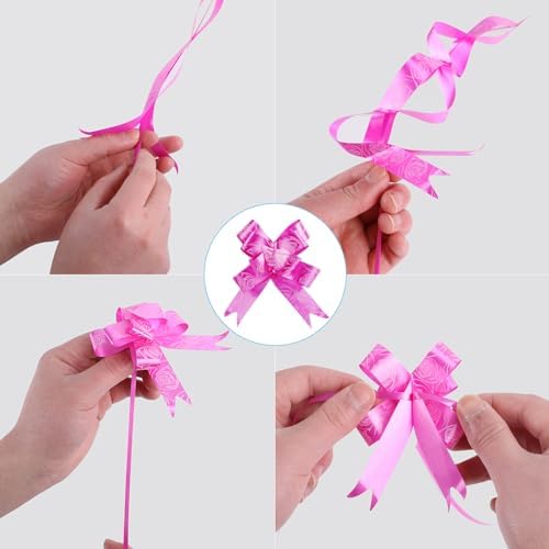 LOKIPA 10 Piezas de Bolsas para Cestas de Pascua, Bolsas de Celofán Grandes con 10 Lazos de Color para Regalos y Fiestas de Pascua (90X60 cm) - imagen 4