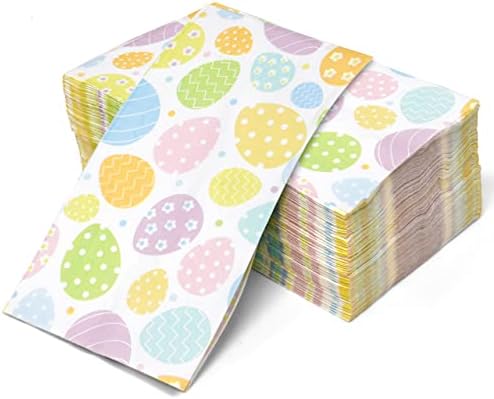 Servilletas Desechables de Pascua Primavera con Diseño Colorido en Pastel para Decoración de Mesa en Fiestas y Celebraciones Estacionales - imagen 2