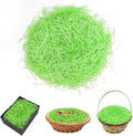 LUYIMIN Relleno de Papel Reciclable para Cestas de Pascua 1/2 LB, Césped Verde para Decorar Huevos y Envolver Regalos - imagen 1