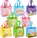 Bolsas de Pascua RIMYIUKU para Niños, 8 Piezas, Reutilizables, No Tejidas, para Fiesta de Búsqueda de Huevos, 7.8x8.2x5.9 Pulgadas - imagen 1