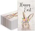 Servilletas de Papel WRAPAHOLIC 50 Pcs para Pascua - 3 Capas con Diseño de Conejito y Flores, Desechables para Baño, Cumpleaños y Baby Shower - 4.3 x - imagen 1