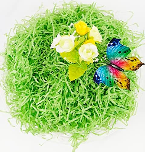 Wittocs 1/2 LB de Pasto de Pascua de Papel Reciclable - Paquete Grande para Relleno de Cestas de Regalo y Decoración de Fiesta de Pascua 7oz - imagen 5