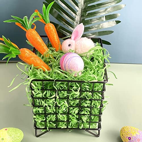 Wittocs 1/2 LB de Pasto de Pascua de Papel Reciclable - Paquete Grande para Relleno de Cestas de Regalo y Decoración de Fiesta de Pascua 7oz - imagen 7