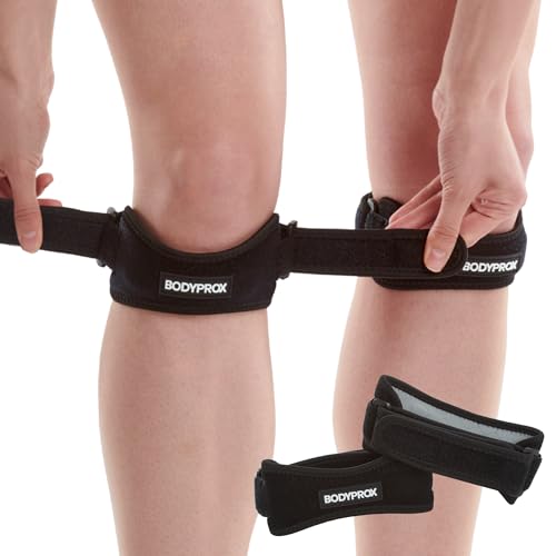 Faja de Rodilla Bodyprox para Tendón Patelar, 2 Piezas, Alivio de Dolor, Soporte para Correr, Fútbol, Baloncesto, Tenis y Más - imagen 1