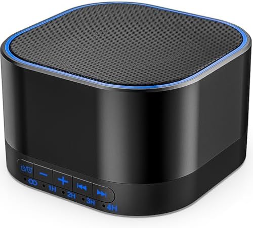 Máquina de Sonido de Ruido Blanco Magicteam con 20 Sonidos Naturales, Función de Memoria y Temporizador para Dormir, 32 Niveles de Volumen, - imagen 1