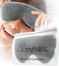 Máscara Térmica para Ojos MyHalos® - Compresa Caliente para Ojos Secos - Alivio de Estilos y Chalazión - Tratamiento para Blefaritis y MGD - Elegible - imagen 1