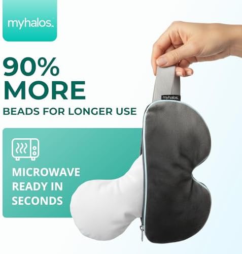 Máscara Térmica para Ojos MyHalos® - Compresa Caliente para Ojos Secos - Alivio de Estilos y Chalazión - Tratamiento para Blefaritis y MGD - Elegible - imagen 3