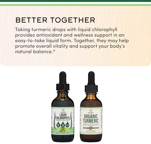 Gotas Líquidas de Clorofila - Para Digestión, Salud Intestinal, Energía y Desintoxicación - Veganas (Textura y Sabor Rico, No Diluidas), 2oz Sabor - imagen 5