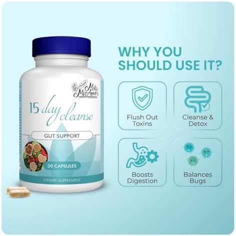 Mila Miamor Limpieza de 15 Días - Apoyo para el Intestino y Colon - Detox Avanzado para Hombres y Mujeres con Senna, Cascara Sagrada y Psyllium - 30 - imagen 3