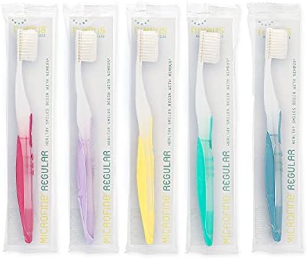 Cepillos de Dientes Extra Suaves NIMBUS (Cabeza de Tamaño Regular), Diseño de Periodoncista con Filamentos Tapered para Dientes Sensibles y Encías - imagen 1