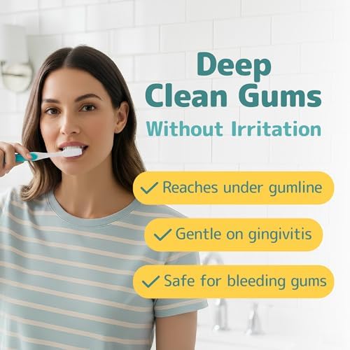 Cepillos de Dientes Extra Suaves NIMBUS (Cabeza de Tamaño Regular), Diseño de Periodoncista con Filamentos Tapered para Dientes Sensibles y Encías - imagen 3