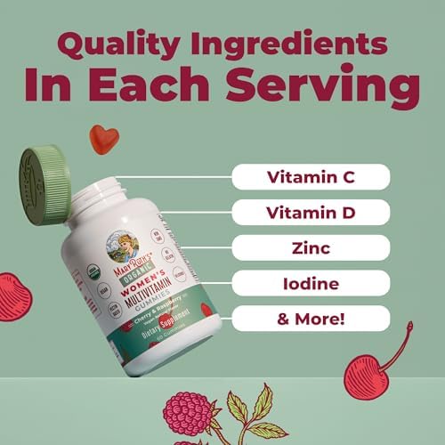 Gomitas Multivitamínicas MARYRUTH'S para Mujeres de 14 Años en Adelante | Soporte Inmunológico | Salud del Cabello y Piel | Salud Reproductiva | 60 - imagen 6