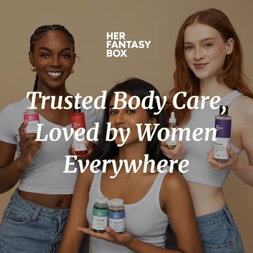 Her Fantasy Box | Caja Resbaladiza | Cápsulas de Olmo Resbaladizo de Acción Rápida para Bienestar Femenino y Soporte de Humedad Intima – 60 Cápsulas - imagen 7