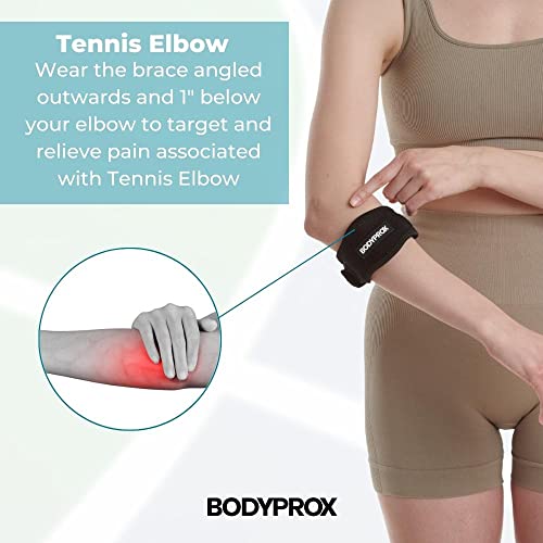 Faja para Codo Bodyprox 2 Piezas para Alivio del Dolor en Tenis y Codo de Golf - imagen 4