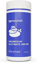 UpNourish Cápsulas de Magnesio Glicinato Quelado 500mg - Suplemento de Magnesio Puro para Sueño, Calma, Nervios, Músculos y Huesos - imagen 1