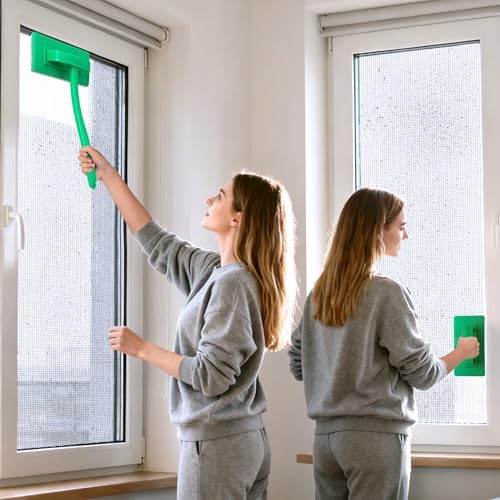 Limpiador de Pantallas MyLifeUNIT, Cepillo Desmontable para Limpieza de Ventanas, Herramienta de Limpieza de Pantallas con Uso Húmedo y Seco - imagen 4