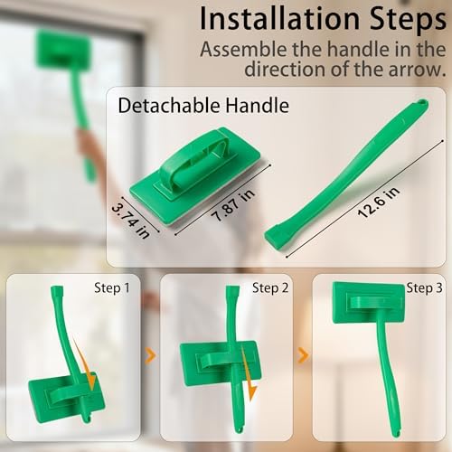 Limpiador de Pantallas MyLifeUNIT, Cepillo Desmontable para Limpieza de Ventanas, Herramienta de Limpieza de Pantallas con Uso Húmedo y Seco - imagen 6