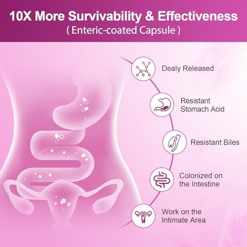 Probióticos NATURE TARGET para Mujeres, 100 Mil millones de CFUs con Enzimas Digestivas y Prebióticos, Probioticos Vaginales con Arándano para Salud - imagen 5