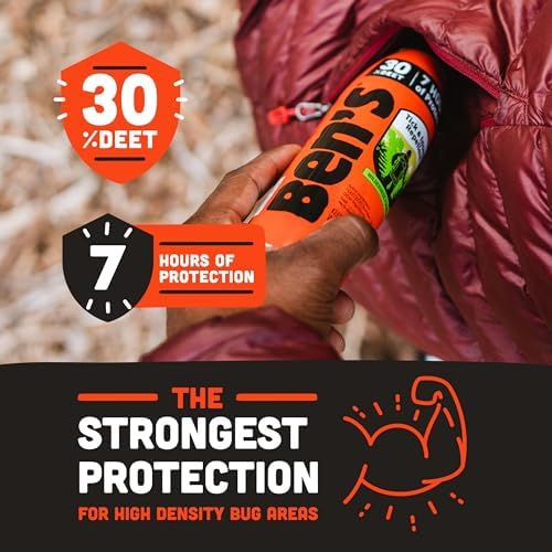 Repelente Ecológico de Insectos Ben's - Spray con 30% DEET para Mosquitos y Garrapatas - Hasta 7 Horas de Protección - Sin Fragancia - 6 oz (Paquete - imagen 3