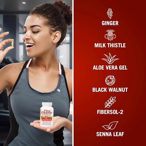 Century Systems The Cleaner Detox, Fórmula Completa de Limpieza Interna de 7 Días para Mujeres, 52 Cápsulas Vegetarianas para Salud Digestiva - imagen 2