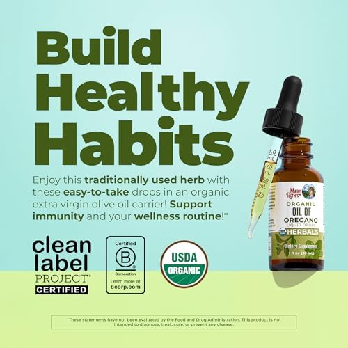 Aceite de Orégano Líquido MaryRuth Organics | Suministro para 6 Meses | Orgánico USDA | Apoyo Inmunológico y Digestivo | Vegano | 1 Fl Oz - imagen 2