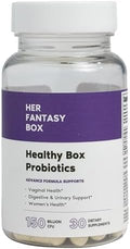 Her Fantasy Box | Caja Saludable | Probióticos Vaginales para Mujeres – Prebióticos + Mezcla Avanzada de Lactobacilos – Equilibrio Hormonal, Alivio - imagen 1