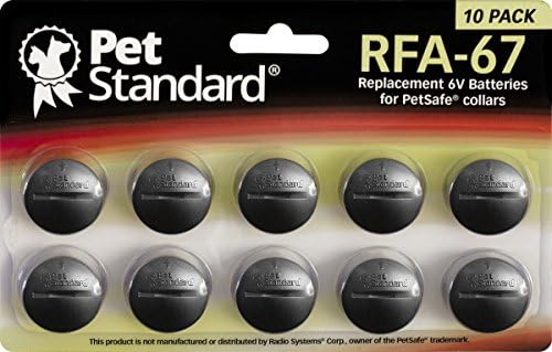 Baterías de Litio RFA-67 de 6V para Productos PetSafe y Collares de Perro - Reemplazo Estándar (Paquete de 10) - imagen 1