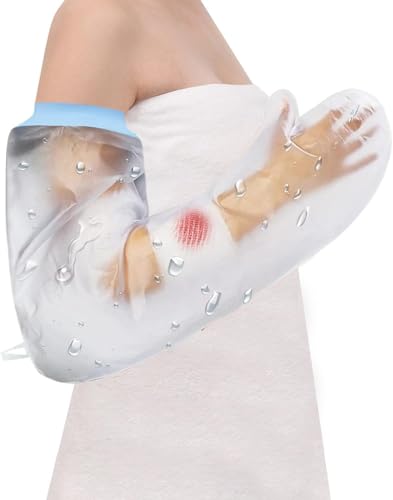 Cubiertas para Yeso de CureSquad para Ducha, Protector Impermeable para Brazo Adulto, Reutilizable y Cómodo, Suministros para Cuidado de Heridas y - imagen 1