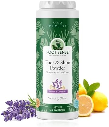 POLVO PARA PIES Y ZAPATOS FOOT SENSE 100g, Eliminador de Olores, Control Duradero hasta 6 Meses, Seguro para Hombres, Mujeres, Niños y Atletas - imagen 1