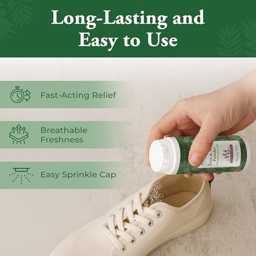 POLVO PARA PIES Y ZAPATOS FOOT SENSE 100g, Eliminador de Olores, Control Duradero hasta 6 Meses, Seguro para Hombres, Mujeres, Niños y Atletas - imagen 5