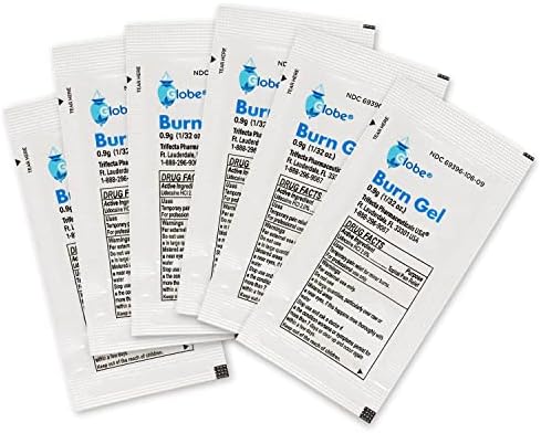 Gel para Quemaduras Globe con Aloe 0.9g, Paquete de 144, Gel Avanzado para ros Auxilios para Alivio Temporal de Quemaduras, Cortes y Raspones - imagen 5