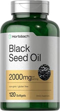 Cápsulas de Aceite de Semilla Negra Horbaach | 2000mg | 120 Unidades | Suplemento con Omega 6 y 9 | Nigella Sativa | Sin OGM y Sin Gluten - imagen 1