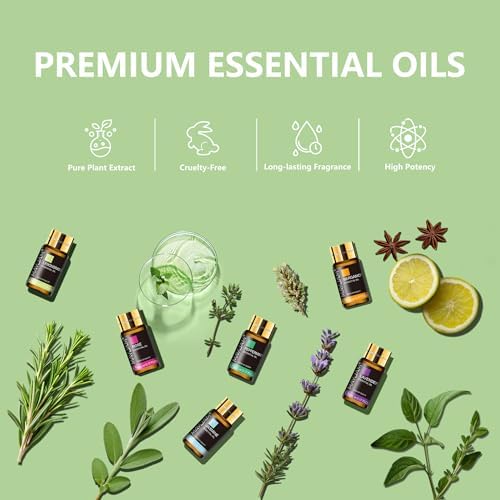 Set de Regalo de 20 Piezas de Aceites Esenciales Puros MAYJAM con Árbol de Té, Ideal para Difusores, Hidratantes, Cuidado de la Piel y Aromaterapia - imagen 3
