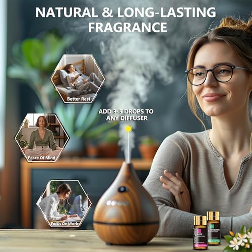 Set de Regalo de 20 Piezas de Aceites Esenciales Puros MAYJAM con Árbol de Té, Ideal para Difusores, Hidratantes, Cuidado de la Piel y Aromaterapia - imagen 5