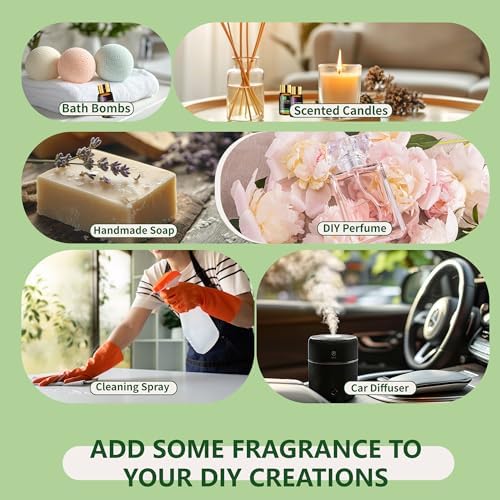 Set de Regalo de 20 Piezas de Aceites Esenciales Puros MAYJAM con Árbol de Té, Ideal para Difusores, Hidratantes, Cuidado de la Piel y Aromaterapia - imagen 6