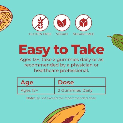 Gomitas Multivitamínicas para Adolescentes MaryRuth's | Vitamina D3, A, C, E, B6, B12, Zinc, Yodo, Biotina | Salud Inmunológica, de Tejidos, Visión y - imagen 7