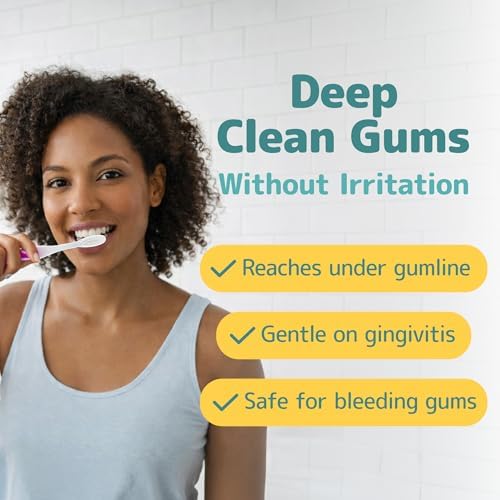 Cepillos de Dientes Nimbus Extra Suaves (Cabezal Compacto) Diseño Periodontista con Filamentos Tapered para Dientes Sensibles y Encías Retráctiles, - imagen 3