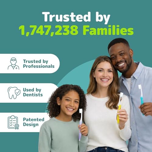 Cepillos de Dientes Nimbus Extra Suaves (Cabezal Compacto) Diseño Periodontista con Filamentos Tapered para Dientes Sensibles y Encías Retráctiles, - imagen 6