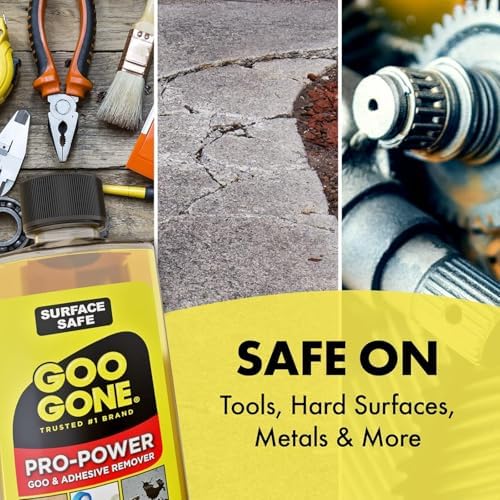 Goo Gone Spray Pro-Power Removedor de Adhesivos con Raspador, Fuerza Profesional, Elimina Fácilmente Pegamento, Grasa, Resina, Calcomanías, Pintura - imagen 3